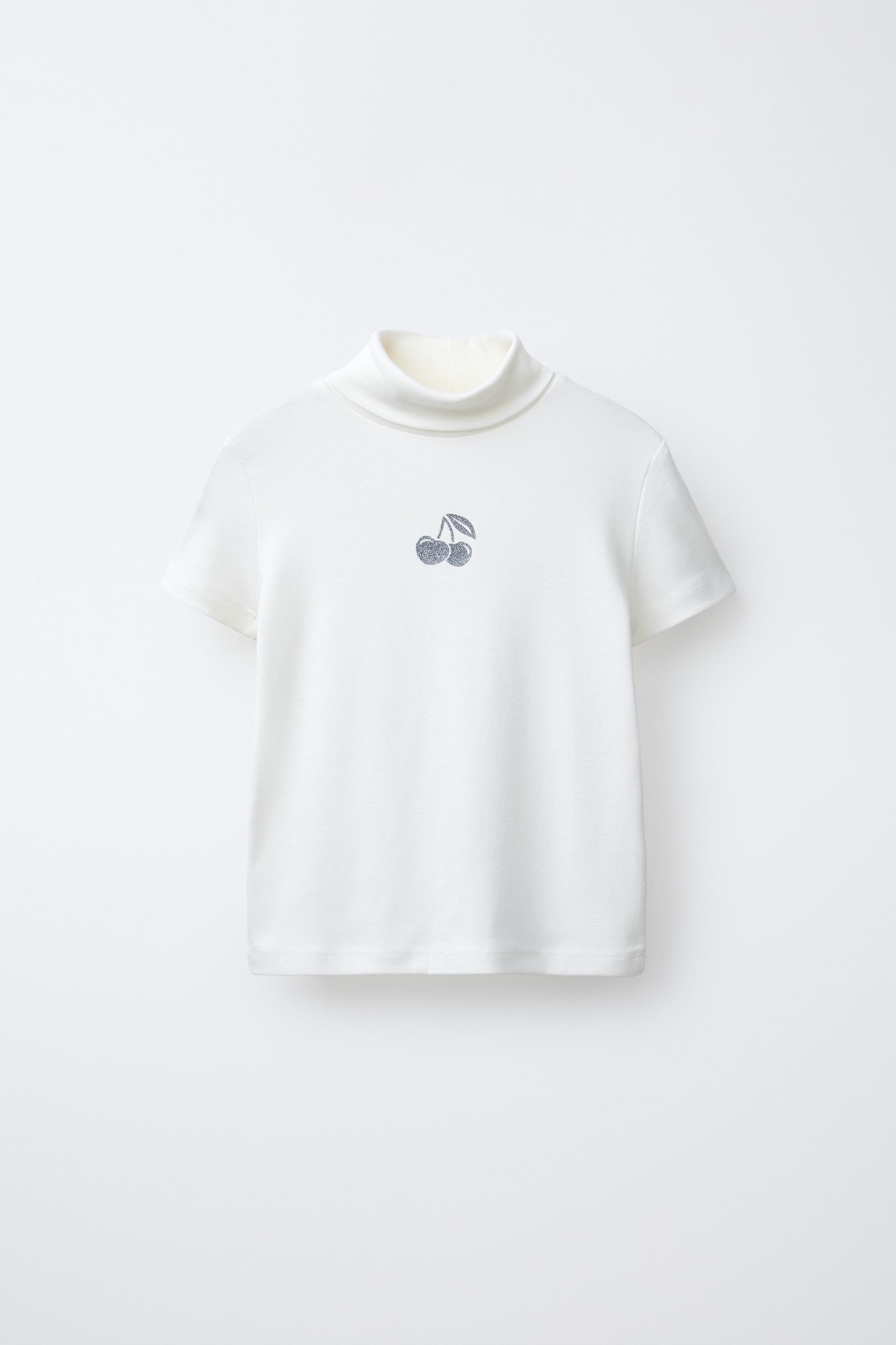 CHERRY TURTLENECK T-SHIRT